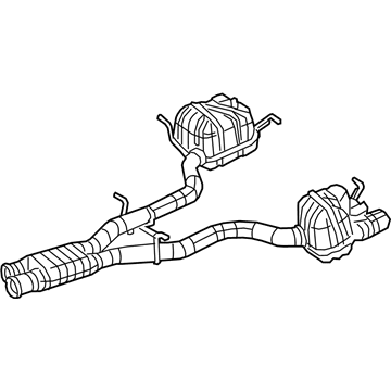 Mercedes-Benz SLC43 AMG Exhaust Pipe - 172-490-11-00