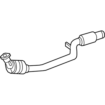 Mercedes-Benz SLC43 AMG Exhaust Pipe - 172-490-09-00