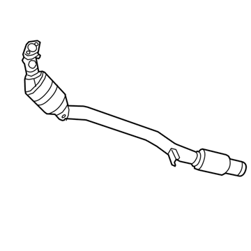 Mercedes-Benz SLC43 AMG Exhaust Pipe - 172-490-10-00