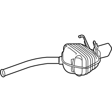 Mercedes-Benz GLK250 Exhaust Pipe - 204-490-01-10-64