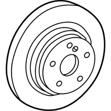 Mercedes-Benz S500 Brake Rotor - 220-423-01-12-64