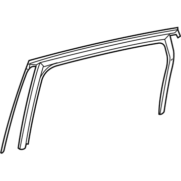Mercedes-Benz B250e Window Run - 246-735-07-00