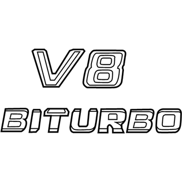 Mercedes-Benz GLE63 AMG Emblem - 292-817-40-00