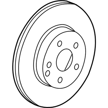 Mercedes-Benz CLA250 Brake Rotor - 246-421-26-12-07
