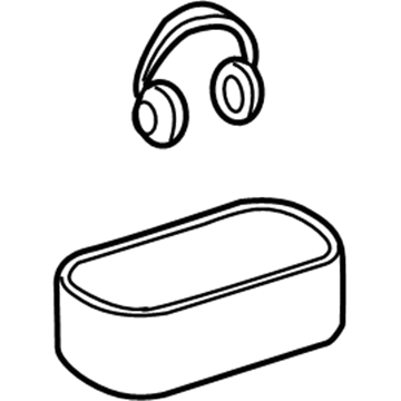 221-870-00-89 Mercedes-Benz Headphone Illustration 1 of 1