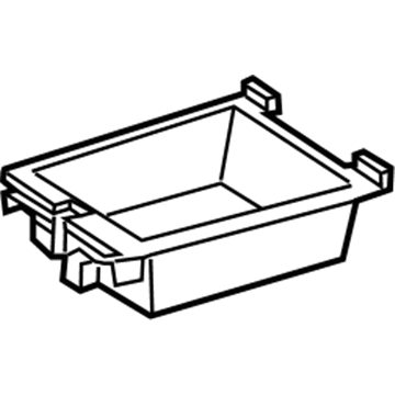 221-840-09-74 Mercedes-Benz Tray Illustration 1 of 1