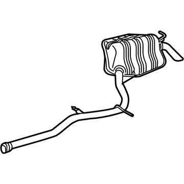 Mercedes-Benz E320 Exhaust Pipe - 211-490-92-21