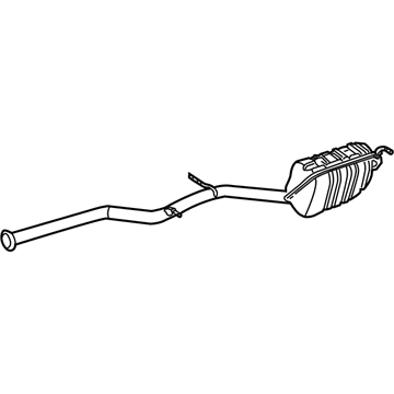 Mercedes-Benz E320 Exhaust Pipe - 211-490-62-21