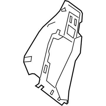 Mercedes-Benz 207-910-01-18-8P58 Seat Back Panel Mercedes-Benz 207-910-01-18-8P58 Seat Back Panel