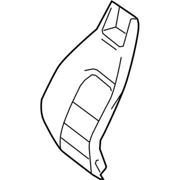 Mercedes-Benz 207-910-18-47-64-7J95 Seat Back Cover Mercedes-Benz 207-910-18-47-64-7J95 Seat Back Cover