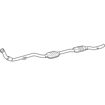 Mercedes-Benz CLE300 Exhaust Pipe - 206-490-20-01
