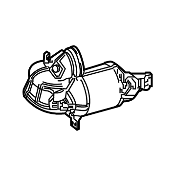 Mercedes-Benz GLE450e Catalytic Converter - 254-140-57-00
