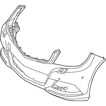 Mercedes-Benz C250 Bumper Cover - 204-880-80-47-64-9999