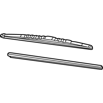 124-820-11-45 Mercedes-Benz Blade Refill Illustration 1 of 1