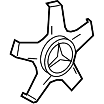 Mercedes-Benz E53 AMG Wheel Cover - 000-400-24-00-9283