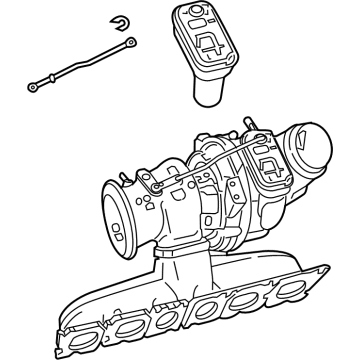 Mercedes-Benz GLE53 AMG SUV Exhaust Manifold - 256-090-14-00-80