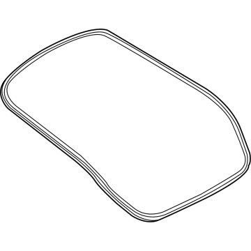 Mercedes-Benz GLC63 AMG S E Performance Weather Strip - 254-740-25-00