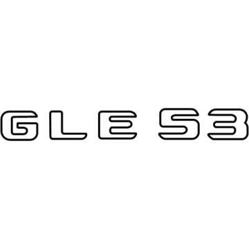 Mercedes-Benz GLE53 AMG Emblem - 167-817-69-00