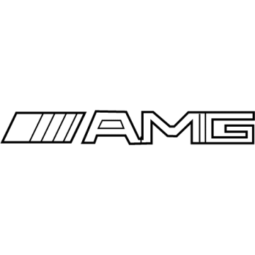 Mercedes-Benz GLE53 AMG Emblem - 167-817-57-00