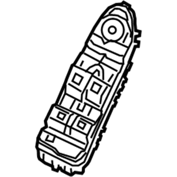 Mercedes-Benz Power Window Switch - 205-905-68-11-64-9051