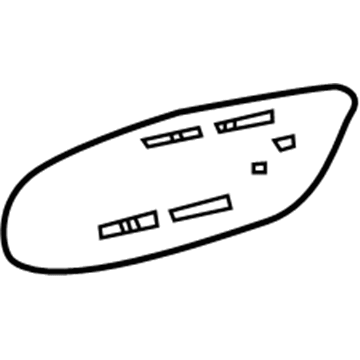 Mercedes-Benz E53 AMG Fuel Door - 238-757-00-00