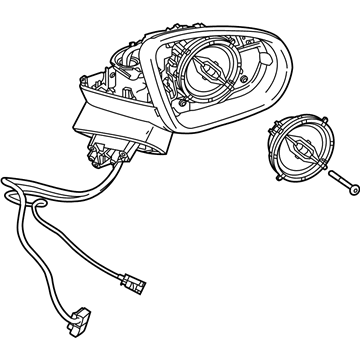 Mercedes-Benz CLA45 AMG S Car Mirror - 118-810-02-04