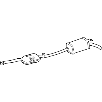 Mercedes-Benz E300 Exhaust Pipe - 210-490-25-21