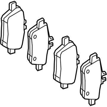 Mercedes-Benz GLA250 Brake Pads - 007-420-96-20