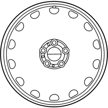 Mercedes-Benz Spare Wheel - 253-400-07-00
