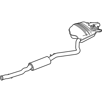 Mercedes-Benz S600 Exhaust Pipe - 222-490-69-20