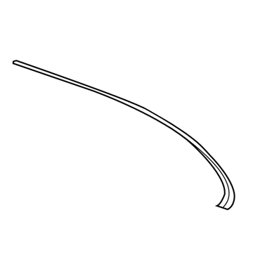 Mercedes-Benz E300 Door Moldings - 213-690-85-07