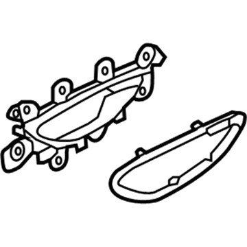 Mercedes-Benz E300 Interior Door Handle - 213-760-21-00-64-8T92