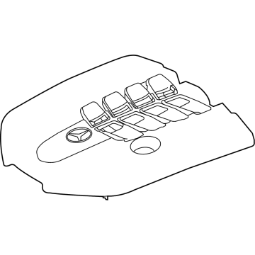 Mercedes-Benz GLE580 Engine Cover - 176-010-26-01