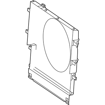 Mercedes-Benz Fan Shroud - 906-505-09-55