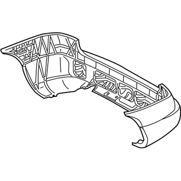 Mercedes-Benz ML500 Bumper Cover - 163-880-79-71