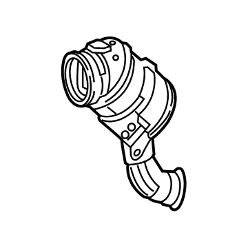 Mercedes-Benz E300 Exhaust Pipe - 274-140-18-08