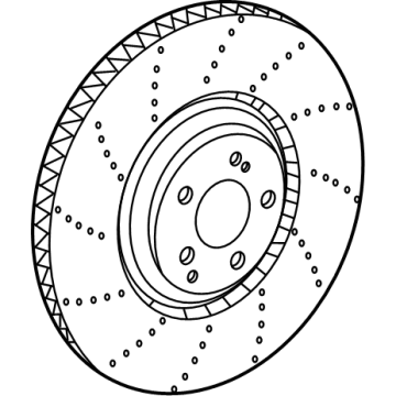 Mercedes-Benz C63 AMG S E Performance Brake Rotor - 206-421-74-02