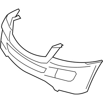 Mercedes-Benz GL450 Bumper Cover - 164-885-13-25-9999