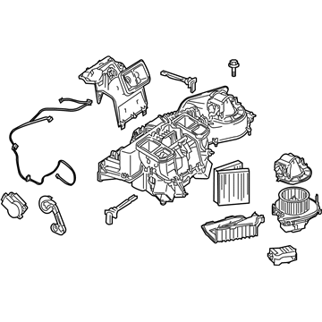 Mercedes-Benz SLK300 Evaporator - 171-830-03-62