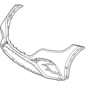 Mercedes-Benz Bumper Cover - 294-885-48-01-9999