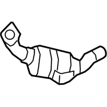 Mercedes-Benz CLS400 Exhaust Pipe - 212-490-22-47