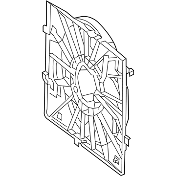 Mercedes-Benz S450 Radiator fan - 099-906-55-01