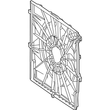 Mercedes-Benz Metris Cooling Fan Assembly - 447-906-04-12