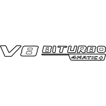Mercedes-Benz GLE53 AMG SUV Emblem - 167-817-66-00