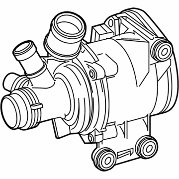 Mercedes-Benz GLE53 AMG SUV Water Pump - 256-200-22-00