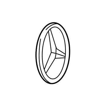 Mercedes-Benz GLC350e Emblem - 254-817-27-00