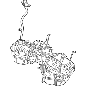 Mercedes-Benz AMG GT 55 Fuel Tank - 192-470-26-00