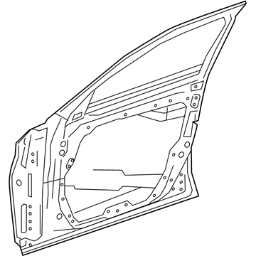 Mercedes-Benz 205-720-01-05-64 Door Shell 205-720-01-05-64 Mercedes-Benz Door Shell Illustration 1 of 1
