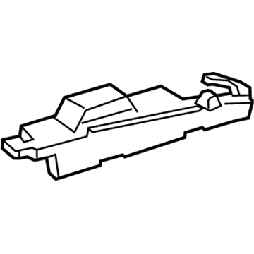 205-727-73-00 Mercedes-Benz Center Reinforcement Illustration 1 of 1