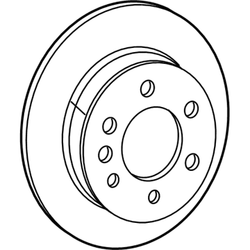 Mercedes-Benz Brake Rotor - 910-423-00-00-07